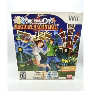 Active Life Magical Carnival Game & Mat Bundle Set Nintendo Wii MAT/GAME SEALED